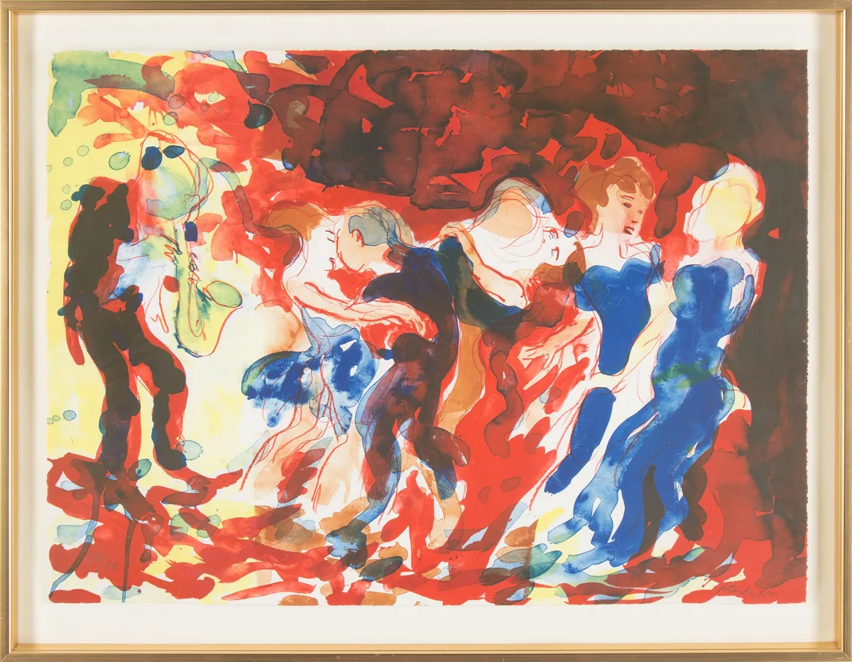 Peter Dahl litografier som fångade en hel publik